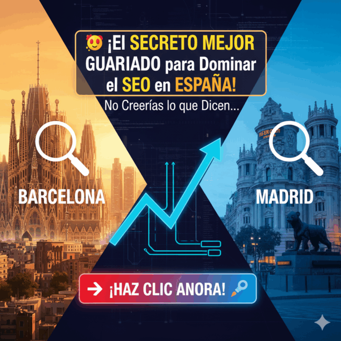 🤯 ¡El SECRETO MEJOR GUARDADO para Dominar el SEO en España! No Creerás lo que Dicen sobre Barcelona y Madrid (¡Haz Clic AHORA!)